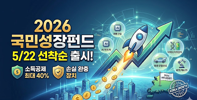 2026 국민성장펀드 총정리(가입조건·세제혜택·주의사항)