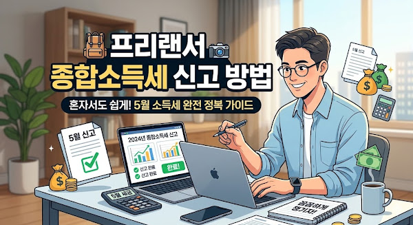 프리랜서 종합소득세 신고 방법 총정리|처음 신고하는 사람도 쉽게 이해하는 가이드