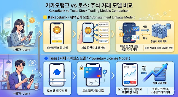 카카오뱅크 토스 주식 투자 가이드(계좌 개설,미국 주식 소수점 매매)