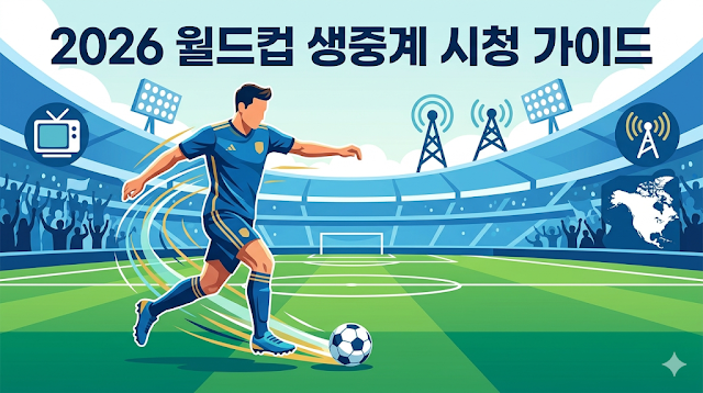2026 FIFA 북중미 월드컵 치지직 생중계 시청방법(+국내 및 해외 중계채널)