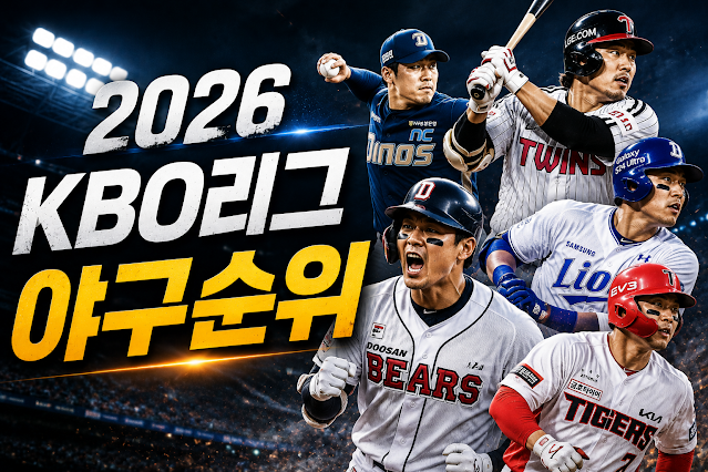KBO리그 야구 순위(+2026,상위 3팀 ,최근 10경기 흐름)