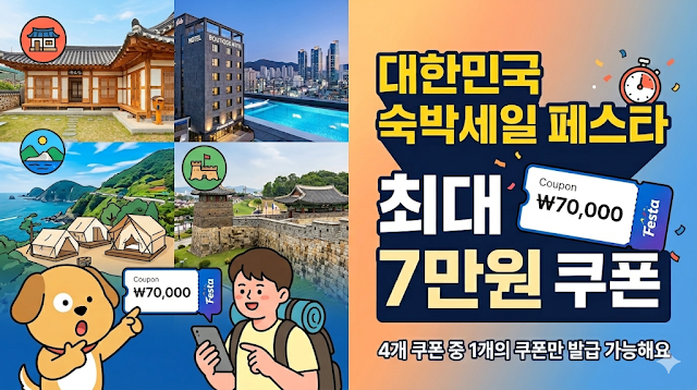2026 숙박세일페스타 쿠폰 발급 방법(+선착순 7만원 할인팁)